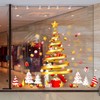DXTXTJ Extra Large Christmas Window Stickers, 35 * 100cm Christmas
