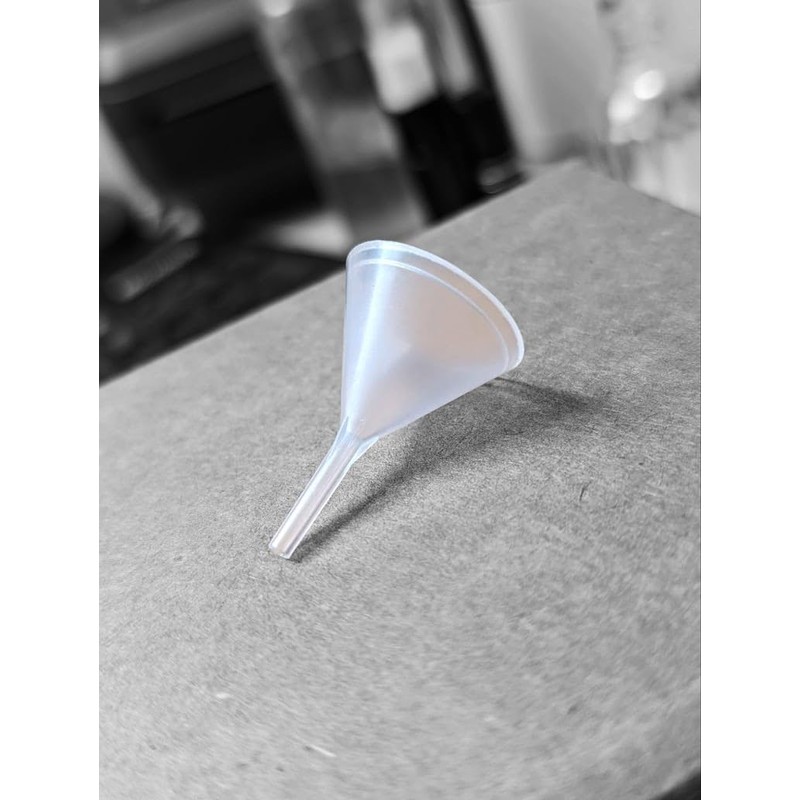 3 x Very Small (Tiny) Food Safe Plastic Funnels 2.1cm