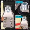 COROTC Battery Post Terminals, 1/0,1,2,3,4,5,6AWG Gauge Side Post Battery Terminal