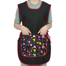 Etrexonline Universal Apron with Pockets for Barbecue, Kitchen, Cleaning, Catering, Fruit and Workwear, Convenient and Effective, heart