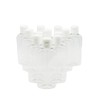 GEPACK Pack of 12 100ml Reusable Plastic Travel Bottles |