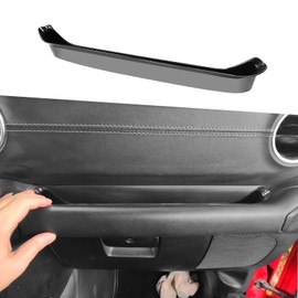 Grab Bar Tray Compatible with 2018 2019 2020 2021 2022 2023 Jeep Wrangler JL and Gladiator JT, Passenger Side GrabTray Storage Organizer for JLU JTU Accessories (18-23)