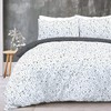 Sleepdown Polka Dots Reversible Black White Mono Duvet Cover Quilt