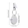 8Pcs Tablecloth Weights, Marble Teardrop Heavy Duty Tablecloth Pendants with