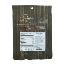 Sriracha Bacon Jerky - Made with REAL Bacon and Sriracha Sauce - World Famous, Small Batch Bacon Jerky - 1.75 oz. bag