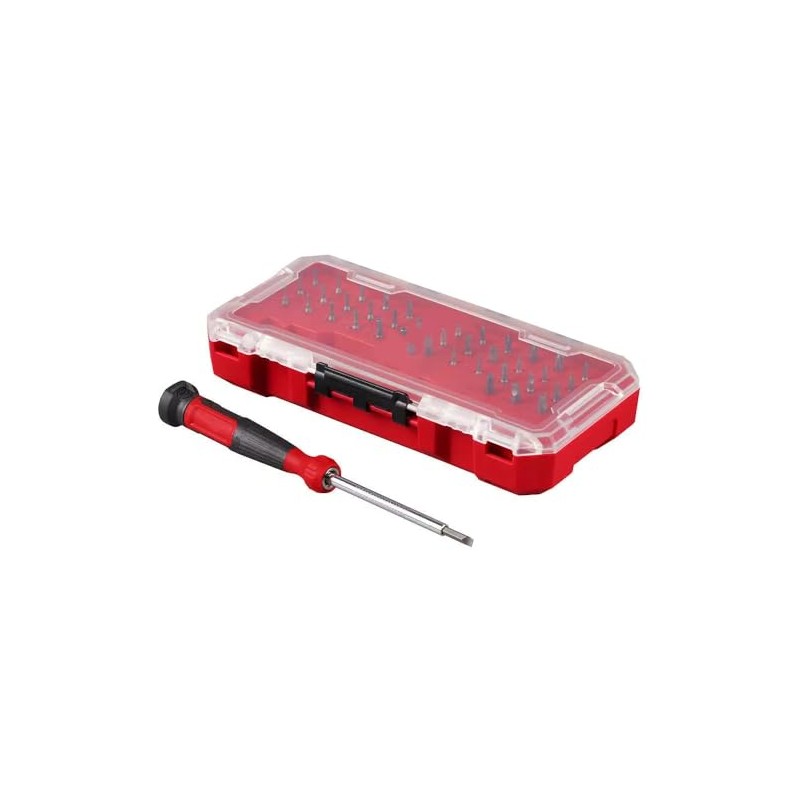 Milwuukee Fits Milwaukee 48-22-2935 39-in-1 Precision Multi-Bit Screwdriver Set, Red