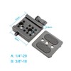 CAMVATE Quick Release Plate for Arca-Swiss Compatible QR Clamp Mount