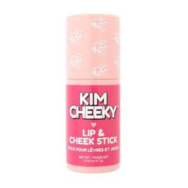 KimChi Chic Beauty Kim Cheeky Tono Bloomed - Barra de crema multiusos para mejillas y labios, hidratante, rubor y tinta de labios, infundida con manteca de karité y aceite de ricino, vegano