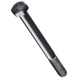 Steel Hex Bolt, Grade 2, Zinc Plated Finish, Hex Head, External Hex Drive, Meets ASME B18.2.1/ASTM A307, 1-1/2" Length, Fully Threaded, 7/16"-20 Threads (Pack of 50)