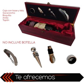 RD ROYAL COOK Set DE Vino Juego DE Accesorios para Vino SACACORCHOS TAPON Cortador VERTEDORES (SX539)