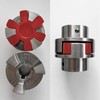 sourcing map 2pcs L090 Jaw Coupling Insert, Urethane Flexible Solid
