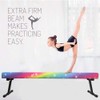 86 York 6ft/8ft Gymnastics Balance Beam, High and Low Floor