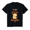 Children's T-Shirt with German Text "Ich Werde Großer Bruder 2025"
