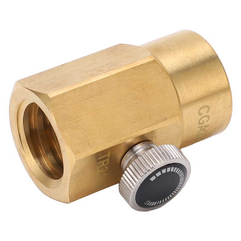 CO2 Cylinder Cartridge Adapter Household Soda Bottle Brass Refill Connector