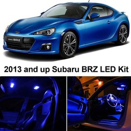 LEDpartsNow Interior LED Lights Replacement for 2013-2017 Subaru BR-Z BRZ Accessories Package Kit (6 Bulbs), BLUE