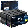 Timink 712 Ink Cartridges High Yield Replacement for 712XL Combo