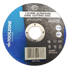 (10PK) 115mm Metal Cutting Discs - Stainless Steel Mild Steel Iron Ultra Thin Profile Slitting Discs Fast and Clean Cutting