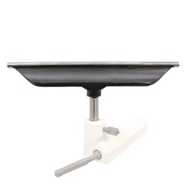 Hurricane Turning Tools, 12" Tool Rest with Hardened Steel Rod For Wood Lathe, 4" Post Length, 5/8" Diameter Post