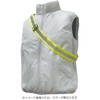 Fuji Glove Industrial Safety Tape Vest, Fluorescent Orange, One Size