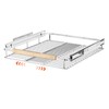 SANNO Expandable Slide Out Shelf Organizer, Pull Out Cabinet Shelves