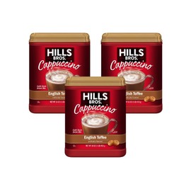 Hills Bros. Flavor Coffee (16 Ounce (Pack of 3), English Toffee)