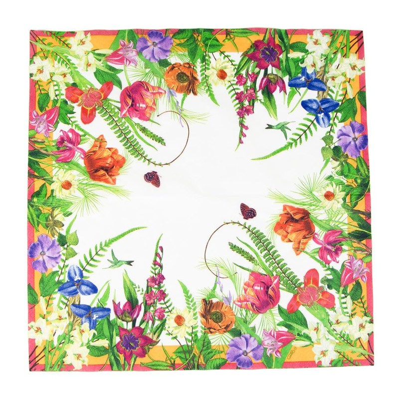 Caspari La Dolce Vita Dinner Napkins - 20 Per Package,