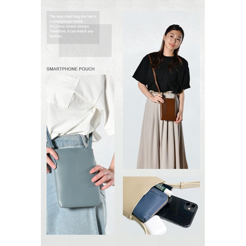 chamo Smartphone Pouch, Smartphone Shoulder, Smartphone Pochette, Women's, Men's, Mini