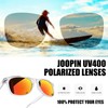 Joopin Oversized Square Sunglasses Mirrored Shades for Women Men Clear