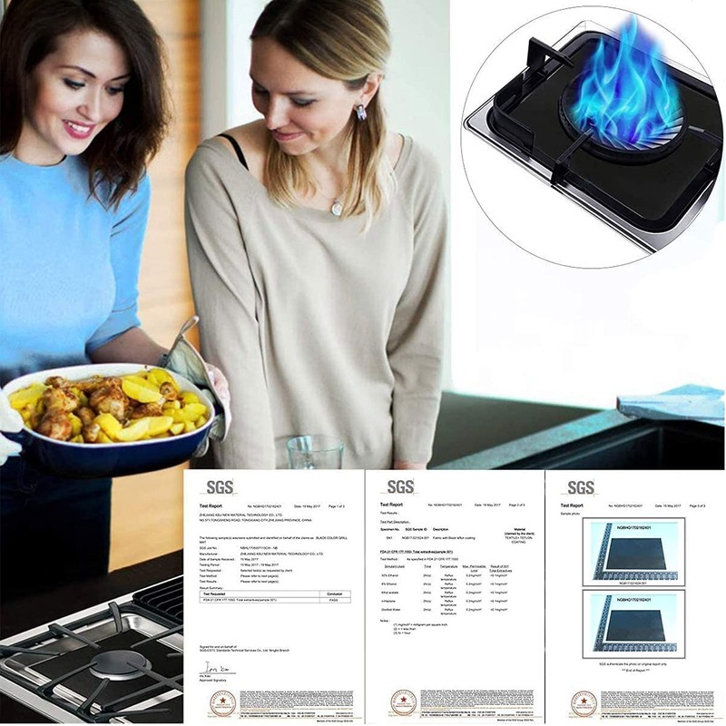 Stove Burner Covers, Gas Stove Burner Liners, MSDADA 8 Pcs