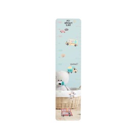 MYRO - Mirrored Height Chart for Children – Shatterproof Acrylic Growth Chart for Nursery, Bedroom, School Locker & Playroom (My Dream Car)