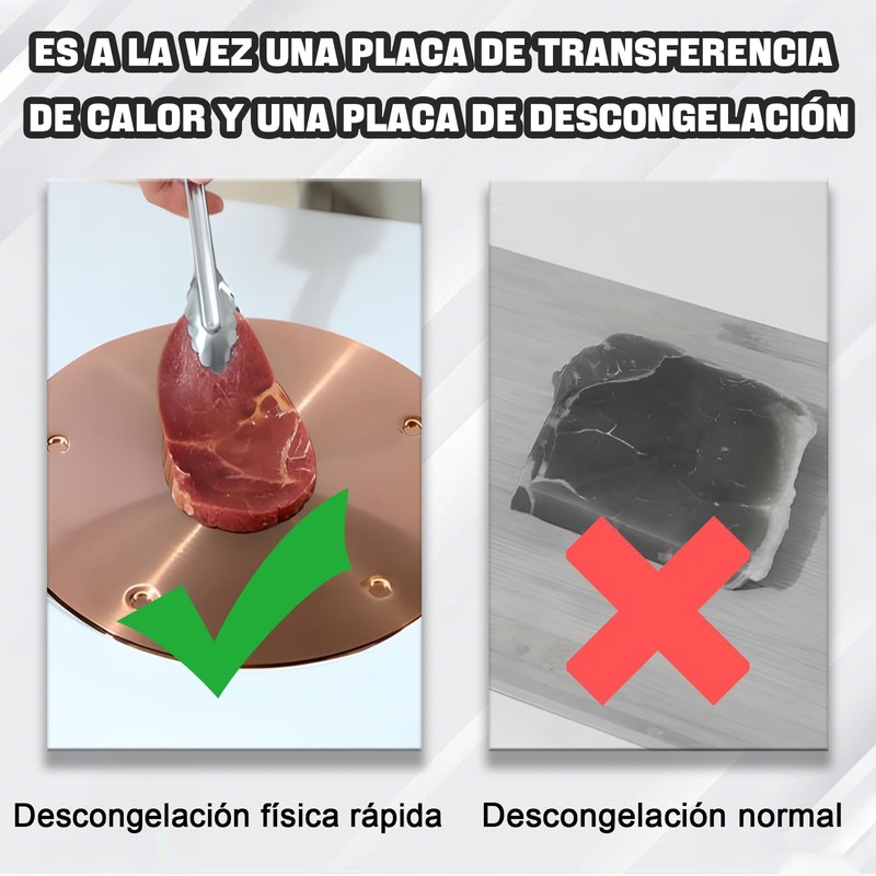 Difusor de Calor Placa Difusora de Lnducción Acero Lnoxidable, Placa