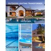 BRILLIANTOOL 100W Stainless Steel Casing Pool Light Transformer, Convert 120VAC