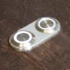 AutoLöc Power Accessories Oval Billet Aluminum 12V Momentary Push Button