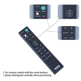 GOUYESHO RMT-AH501U Remote Control for Sony AV System HT-X8500 HTX8500