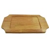 8" x 5" Cast Iron Rectangular Skillet w/Rubberwood Trivet