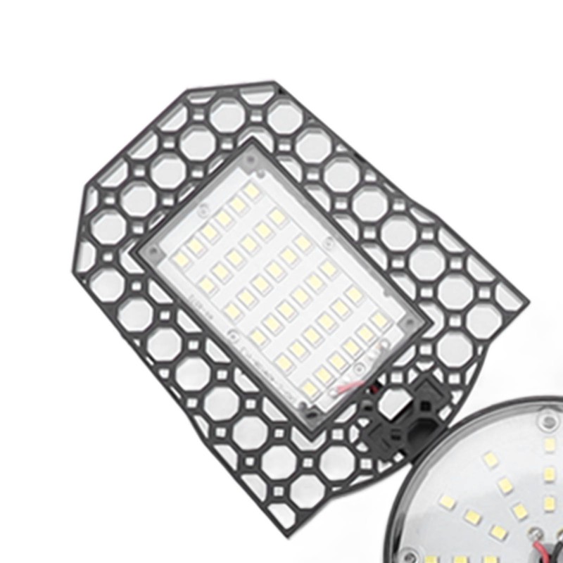 LED Garage Lights Foldable 4 Leaves 100W High Brightness Energy