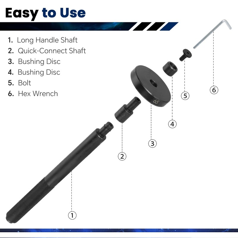 ATPEAM Bush Bearing and Seal Driver Set 52pc