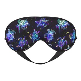 Sea Turtle Sleep Mask Breathable Soft Eye Mask for Sleep for Women Men Lightweight Eye Cover for Travel, Night Work, Nap, Office