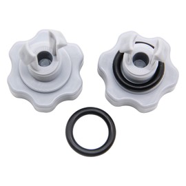 RURBRIN 10460 Air Release Valves with O-Ring 25003 Replacement Part Seals Kits for 1500 GPH and Below Pool Filter Pumps(2 PCS)