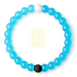 Lokai Silicone Beaded Bracelet for Clean Water Cause Charity - Extra Large, 7.5 Inch Circumference - Jewelry Fashion Bracelet Slides-On, Comfortable for Men & Women