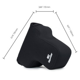 MegaGear MG1110 Ultra Light Neoprene Case with Carabiner for Nikon Coolpix P900/P900S Camera - Black