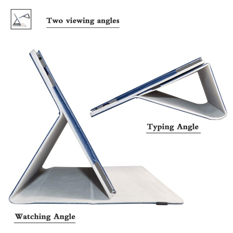 Bige for CHUWI UBook X 12" Case, PU Leather Folio