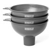 Terbold 3pc Wide Mouth Canning Funnels for Filling Bottles and