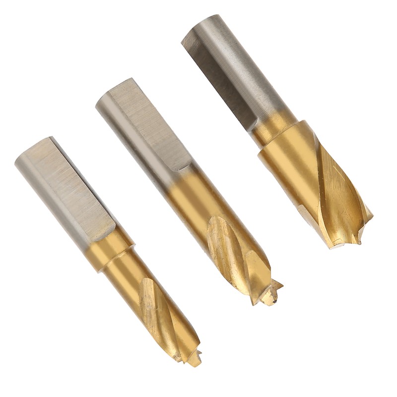 3Pcs HSS CO Cobalt Spot Weld Drill Bit Set Kit
