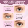 Lash Clusters 80 Pcs Cluster Lashes Natural Look DIY Eyelash