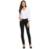 NYDJ Women's Alina Skinny Jeans, Black 2404, 12