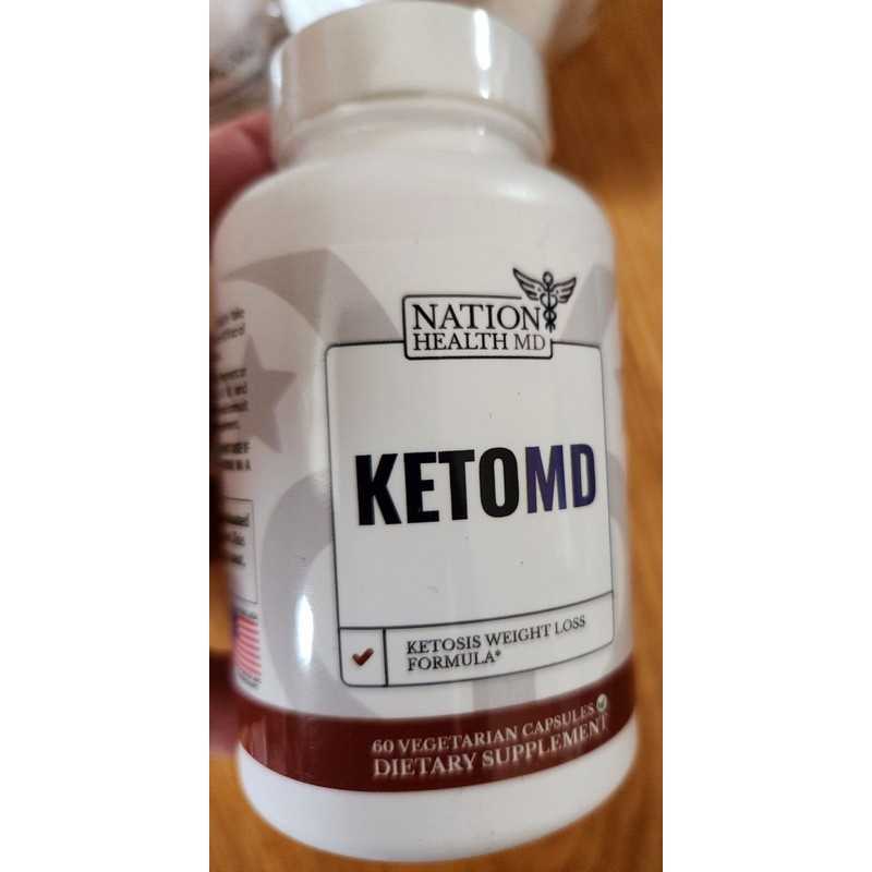 Nation Health MD KetoMD-- 60 CAPSULES --EXP : 2025