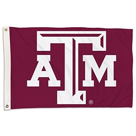 BSI Texas A&M Aggies 2 Ft. X 3 Ft. Flag with Grommets, Maroon,