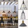 Sevenpers Ceiling Pendant Light Fitting, E27 Vintage Pendant Set in
