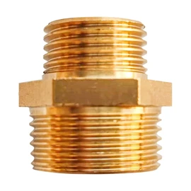 D&DHardware Reducer 3/4 Inch Male Thread to 1/2 Inch Male Thread, Adapter 3/4 Inch to 1/2 Inch, Double Nipple Brass Male Thread, Reducers 1/2 Inch to 3/4 Inch for Water Pipe
